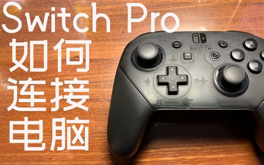 switch pro手柄如何连接PC端-困觉小狗-一切能增长技术的东西-哔哩哔哩视频