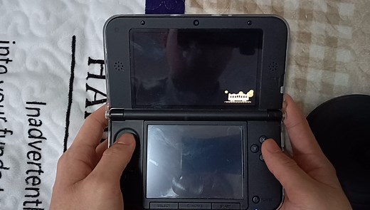 3ds正版卡带luma汉化补丁的运行效果