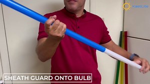 KASTLITE T8 LED/Fluorescent Light Tube Guard with End Caps - 46-3/8" Lamp Diffuser Covers & Safety Sleeves, Royal Blue Colored Protective Plastic Bulb Covering & Overhead Lighting Accessory, Pack/48