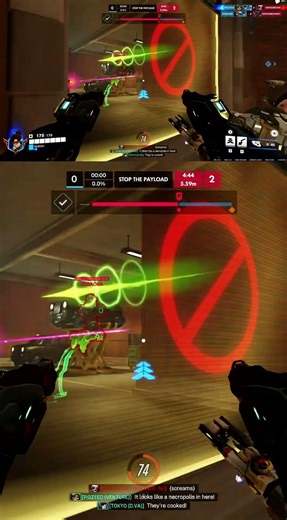 Launched TWO THIRDS of the Map?! 🚀 INSANE Physics 😱 #Overwatch2 #Gameplay #Highlights