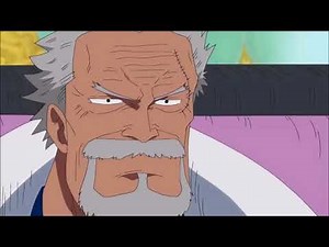 El Almirante de la marina Sengoku enojado y Garp orgulloso de Luffy - one piece sub español