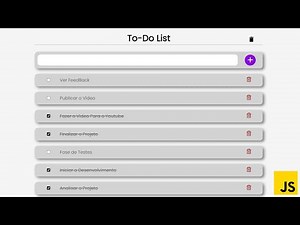 To Do List Responsivo com JavaScript (Lista de tarefas)