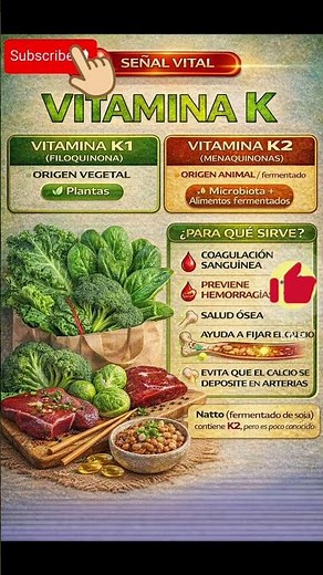 Vitamina K: la clave oculta de tu sangre y tus huesos 🩸