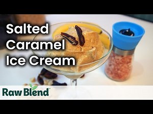 How to make Salted Caramel Ice Cream in a Vitamix Blender | Recipe Video
