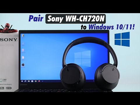 Sony WH-CH720N: How to Connect to Windows PC! [Pair]