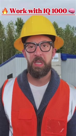 Working Smart with IQ >1000 🧠🧠🧠💡💡💡🔥🔥🔥😱😱😱 #construction#funny#adam#tips#smart#fyp