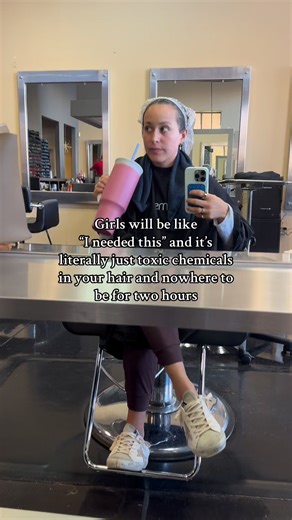 I’m as lowtox as they get but I do love a hair day. 🫡😂🥳 what’s your “toxic” vice? | Lauren Kissee