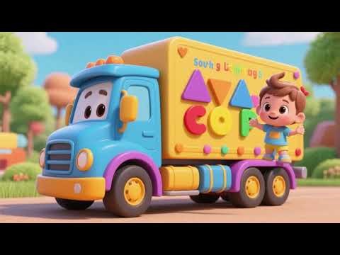 Toddler Learning Truck Songs | Colors & Shapes – Fun Educational Kids Song 🚚🎨🔶