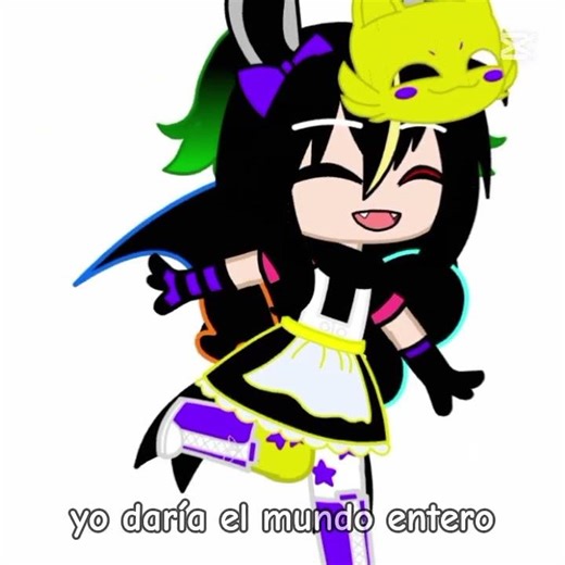 me comparen con ella de mi skin de gacha club @glitchpurple4739