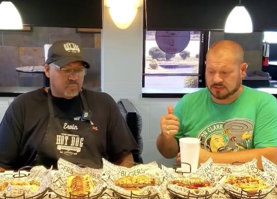 Full Menu FEAST At The Original Hot Dog Factory! Delicious Hot Dogs And Spicy Wings