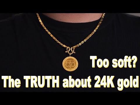 THE TRUTH ABOUT 24K GOLD - Is it too soft? Can it be worn as jewelry?