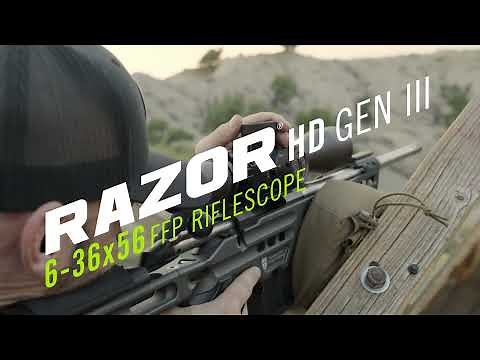 Razor® HD Gen III 6-36x56 FFP Riflescope | Everything is in Range
