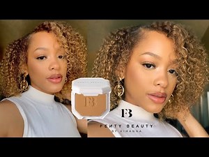 Fenty Beauty Powder Foundation Review| 345| 10HR Wear Test