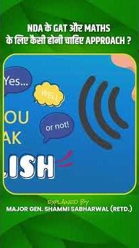 Foundation Bytes by Shammi Sir: Pt- 7 | Subject Breakdown for NDA Preparation #nda #aspirants