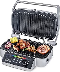 COMMERCIAL CHEF 9-In-1 Contact Grill