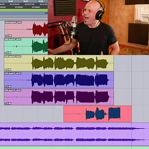 🎙️ Vocal layering for The Diary of Jane 📷 Chris Liepe #benjaminburnley #layers #vocals #chrisliepe #protools #musicproduction #avid #thediaryofjane | Avid