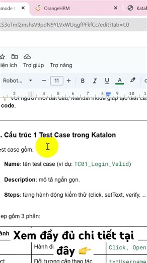 Giới thiệu chế độ testcase manual trong katalon studio