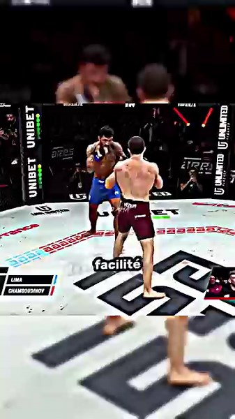 the first belt of Baki VS Thiago Lima #mma