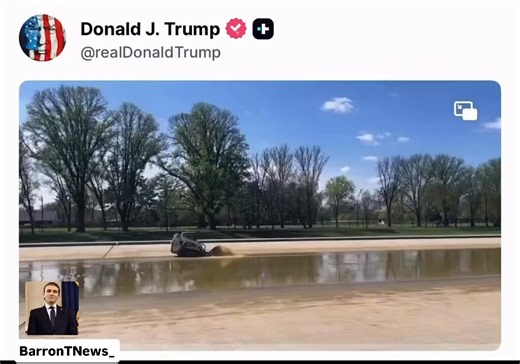 🚨 NOW. Trump just shared footage of crews cleaning and restoring the Lincoln Memorial Reflecting Pool, clearing out algae and buildup that sat there for years. You can already see the difference. “When this is finished, it will be fantastic.” This is what actually fixing things looks like.