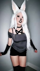 35K views · 13K reactions | Yes I am!! :D • #loona #loonacosplay #loonahelluvaboss #helluvaboss #helluvabosscosplay #gothgirl #goth #egirl #emogirl #emo #tiktokgirl #cosplay #cosplaygirl #wolf #wolfgirl #blacklipstick | Bellbobagginses | Facebook