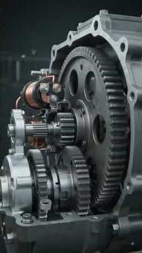 How does the starter motor start the engine the moment you turn the key? 🤯 #3danimation How Car S...