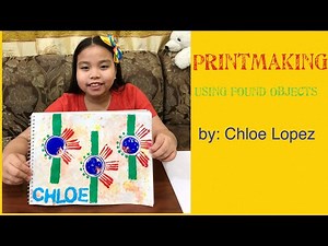 Printmaking using Found Objects