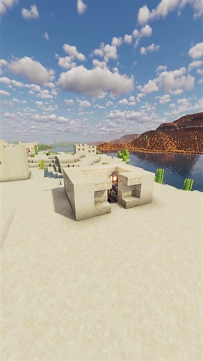 Minecraft Sandy Starter House in the Desert 🏜️ | Cozy Survival Build