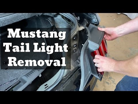 How to Remove A 2015 - 2020 Ford Mustang Tail Light - Change Replace LED Brake Taillight Replacement