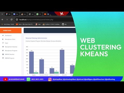 SOURCE CODE WEB CLUSTERING KMEANS PHP MYSQL