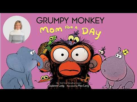 🤣🐒Grumpy Monkey: Mom for a Day 🐵 | Funny, Heartwarming Story for Kids; Qs & Feelings Lesson 🐒📚