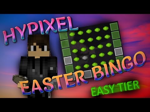 Hypixel Easter Bingo | How to complete the EASY TIER [Part 1]