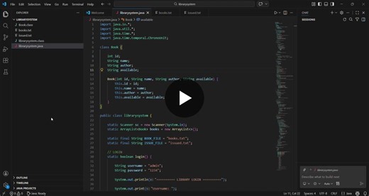 As a part of my internship from LearnDepth Academy, I recently developed a Java-based Library Management System that helps manage library operations using file handling. The project includes… | Nayana V