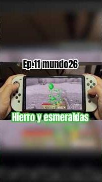 Seguimos recolectando materiales en Minecraft en Nintendo switch oled #minecraft