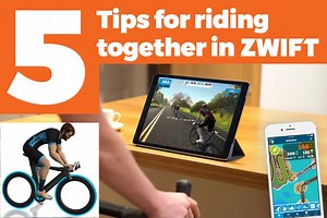 How to ride together in Zwift events