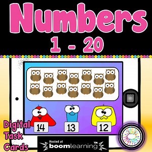 Counting Objects - Numbers 1 - 20 Boom Cards™