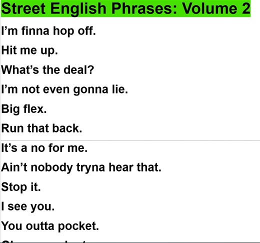 Street English Phrases Volume 2 | Empowering English Learning