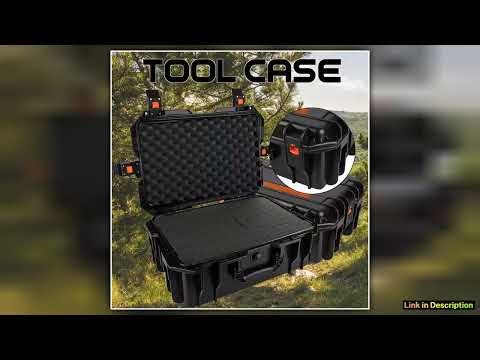 Large Tool box on wheels Shockproof Hard Case Portable Trolley Tool box Wheeled Safety Protector To