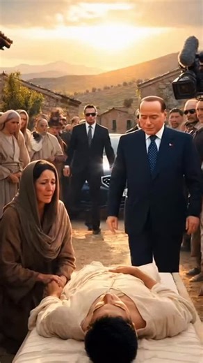 1K reactions · 96 shares | Silvio Berlusconi resuscita il figlio della vedova di Nain. #bibbia #silvioberlusconi #vedovadinain #meme #italianbrainrot | Tech Verse Trends | Facebook
