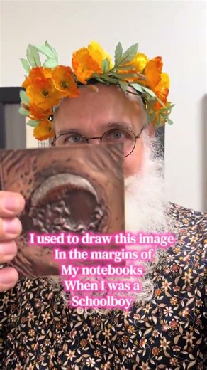 I used to draw this image on the margins of all my notebooks whe.#fypシ゚viral @ #gnomes #garden #usa