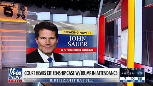 JACKSON: "Are we bringing pregnant women for depositions?!"SAUER: "No. The EO turns on lawfulness of status. If you give birth to a baby, it gets the birth certificate, and there is a computer system—"