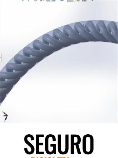 Diseño de cables entrecruzados para seguros de bicicleta