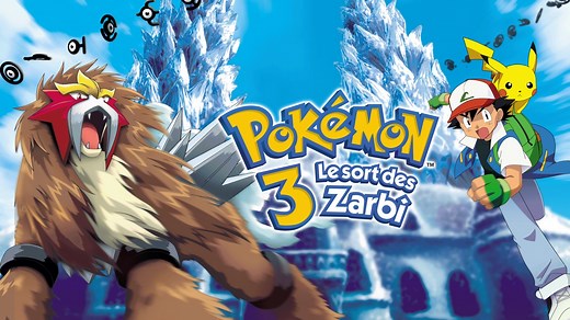 Pokémon 3 : Le sort des Zarbi - Apple TV