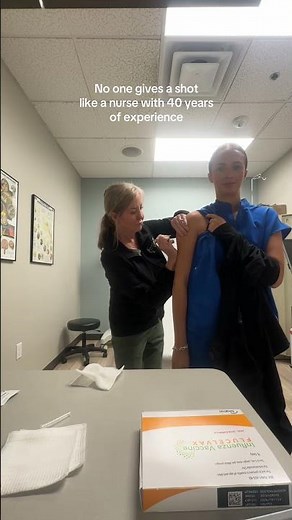 How to give a completely painless injection 🏥 #humor #nurse #40years