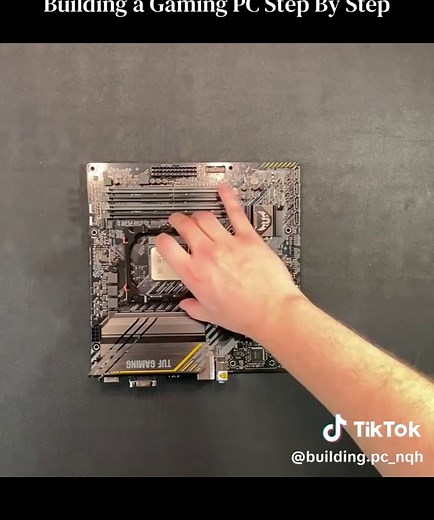 Building a Gaming PC Step By Step #asmr #pcbuild #buildingpc #foryou #amazing