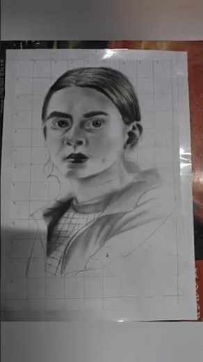 Stranger Things | Max Mayfield Portrait Sketch | Charcoal Drawing Tutorial | Netflix Series Art