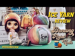 ICE YARN REVIEW | For Dolly Outfit Project | Ombre Color | Benang Rajut Unik dan Cantik