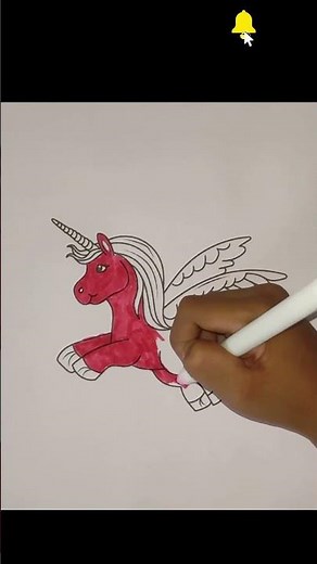 Enchanting Flying Unicorn: Easy Coloring Tutorial for Babies & Kids