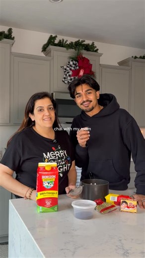 armaan talreja on Instagram: "learning how to make chai from my mom ☕️ who wants some :) #family #chai #tea #cooking"