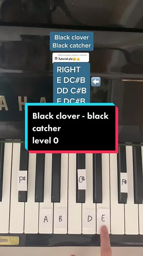 Black Clover - Black Catcher Piano Tutorial