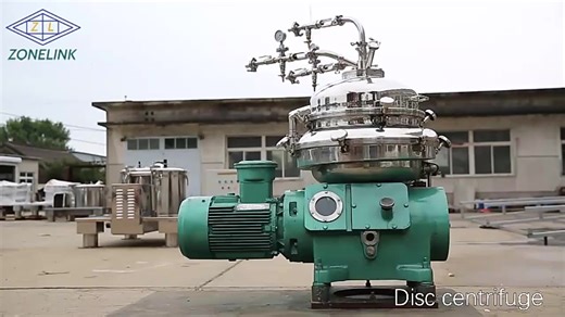 Factory Price Professional Disk Centrifuge Auto Cooking Centrifuge Water Separation Waste Oil Engineer Refine Disc Separator